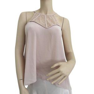BCBG Lace Blush Blouse Tank top